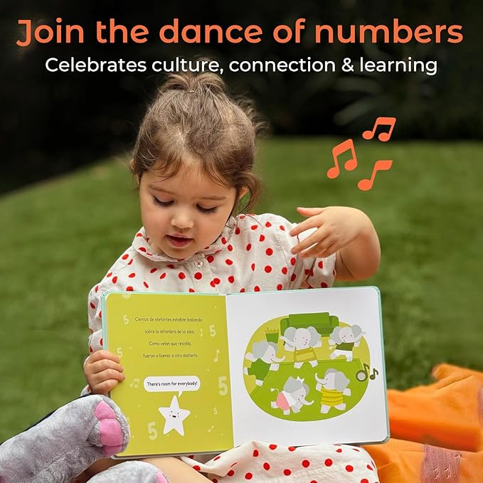 Cali's Books Spanish Count - Nursery Rhymes Sound Book for Babies and Toddlers 1-3, Baby Book with Songs for Kids, Educational Song Learning Toys, Libros en Espanol para ninos (Contemos)-CubbioJoy