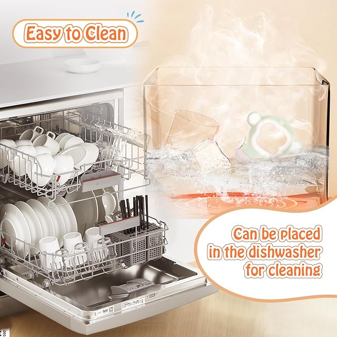 Baby Fruit Food Feeder - Silicone Nibble Tray Combo - Breastmilk Popsicle Mold for Cooling Relief, BPA Free Mesh Feeder for Infant Self Feeding (Monkey Mint + Pineapple)-CubbioJoy