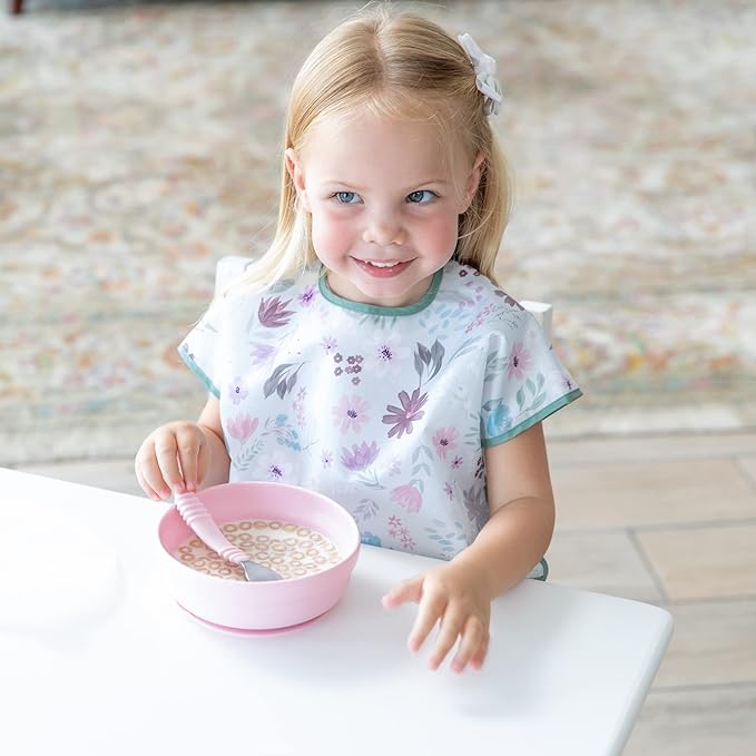 Bumkins Bibs - Toddler Bibs, Waterproof, Large for 1-3 Years, Short Sleeve-CubbioJoy