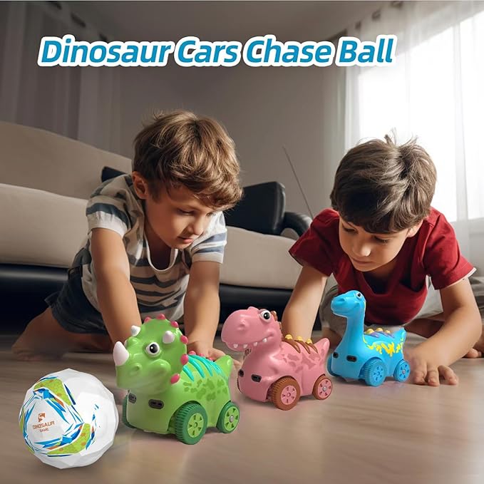 Interactive Musical Walking Following Dinosaur Toy, Rechargeable Sensory Music Development Toy, Fun Moving Toy for Kids Age 3,4,5 and Up-CubbioJoy