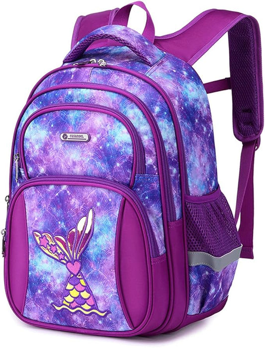 Cusangel Backpack for Girls Boys School Bookbags Kindergarten Elementary Lightweight Waterproof Multifunctional Large Capacity for Backpack (16 inch Fun Prints)-CubbioJoy