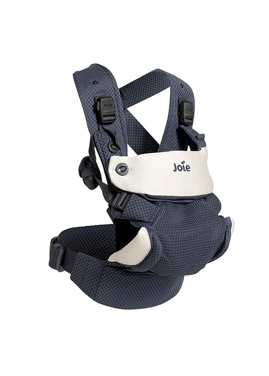 Joie Savvy Lite Air 3-in-1 Baby Carrier – Lightweight, Ergonomic Baby Carrier with 3 Carry Positions, Breathable Fabric, Padded Straps, and Lumbar Support (Indigo)-CubbioJoy