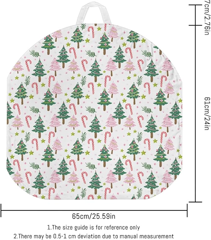 Cartoon Winter Christmas Tree Stars Leaves Pattern Baby Lounger Cover, Unisex Removable Infant Newborn Snug Fit Floorseat Sleeping Lounger Slipcover for Boys Girls Lounger Pillow, Cover Only-24*26-CubbioJoy