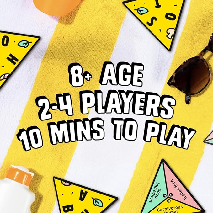 Big Potato P for Pizza: Family Card Game | Great for Adults and Kids | Perfect for The Holidays and Family Game Night | Compact Card Game-CubbioJoy