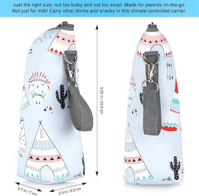 Accmor Baby Bottle Tote Bags, Insulated Breastmilk Cooler Bag, Nursing Bottle Warmer Bag for Nursing Mom Daycare Travel-CubbioJoy
