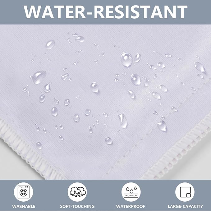 2 Pcs Large Travel Laundry Bags - Waterproof Wet Dry Bags for Gym Clothes, Swimming, Yoga (Wine+Navy)-CubbioJoy