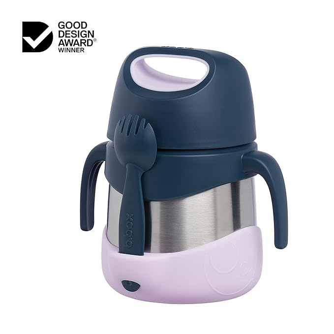 B.box Lilac Pop Insulated Food Jar, 1 EA-CubbioJoy