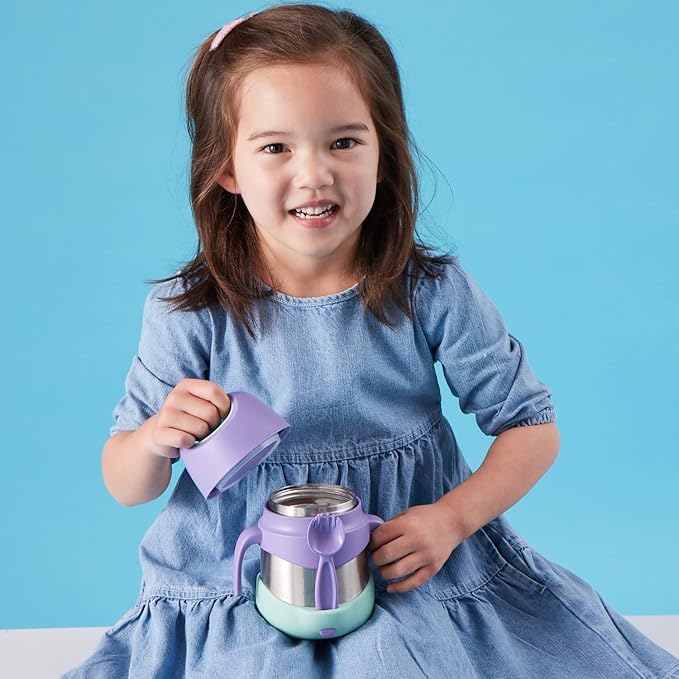 B.box Lilac Pop Insulated Food Jar, 1 EA-CubbioJoy