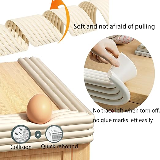 Bunk Bed Ladder Pads,Traction Treads for Stair Steps,Soft Extra-Wide Edge Protector,Self-Adhesive Bunk Bed Ladder Cover Foam Padding,Furniture 16.5 Ft Black-CubbioJoy