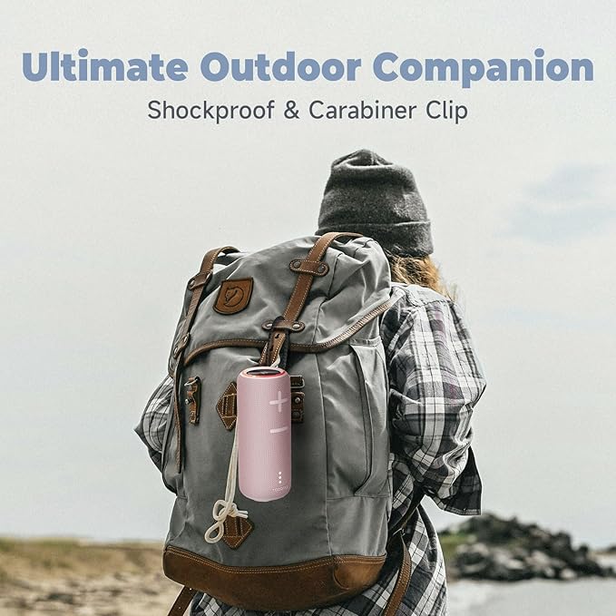 Bluetooth Speaker,30W Portable Wireless Speaker with TWS,IPX7 Waterproof, 8H Playtime, LED Lights,for Pool/Beach/Shower, Blue Gifts, Electronic Gifts-CubbioJoy