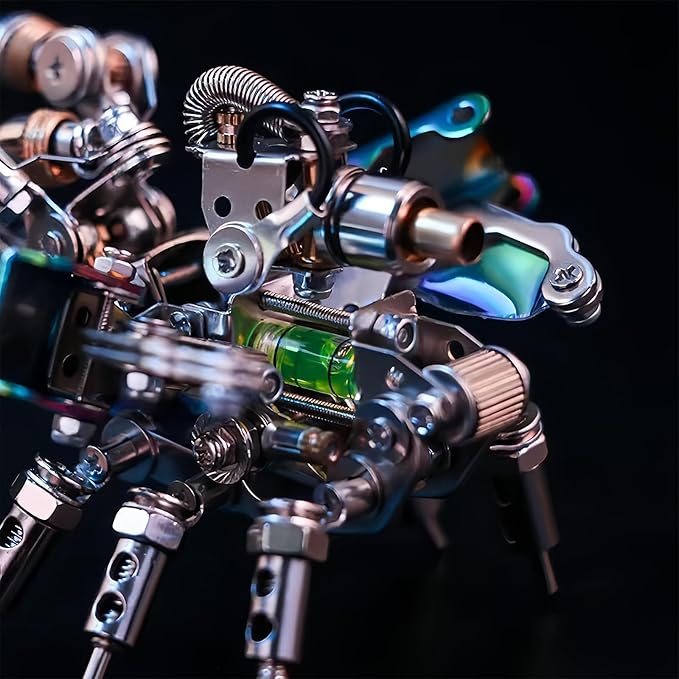 Adult 3D Metal Puzzle, Punk Beetle Metal Model Set, 3D Puzzle Mechanical Insect Building Blocks, Fun DIY Assembly, high-end Men's Gifts.-CubbioJoy