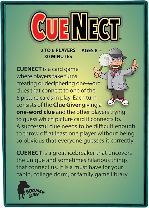 CUENECT: Wildly Fun Clue Decoding Game - Connect, Discover, & Laugh with Friends & Family – from The Makers of Moose Master-CubbioJoy