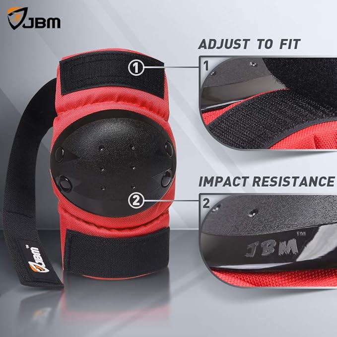 JBM Adult & Kids Knee Pads Elbow Pads and Wrist Guards for Inline Skating, Roller Skating, Skateboarding, Scootering-CubbioJoy