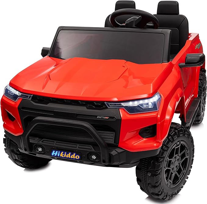 24V 10Ah Ride on Toy for Big Kids, 4WD 2 Seater Electric SUV Kids Car to Drive w/Remote Control, 4x200W Motors - Red-CubbioJoy