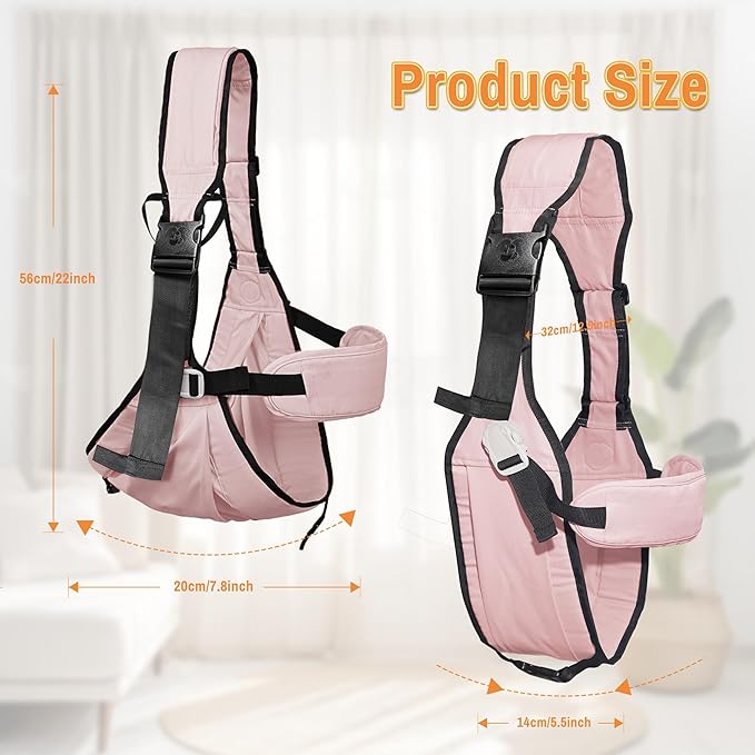 Baby Carrier Newborn to Toddler,Adjustable Baby Sling Carrier,Comfortable and Lightweight Toddler Carrier for 25-60 lbs,Ideal for Shopping Travelling-CubbioJoy