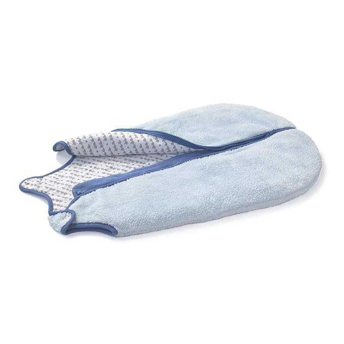 baby deedee Sleep nest Teddy Baby Sleeping Bag Sack for Boys and Girls Infants and Newborns, Soft Blue, Medium (6-18 Month)-CubbioJoy