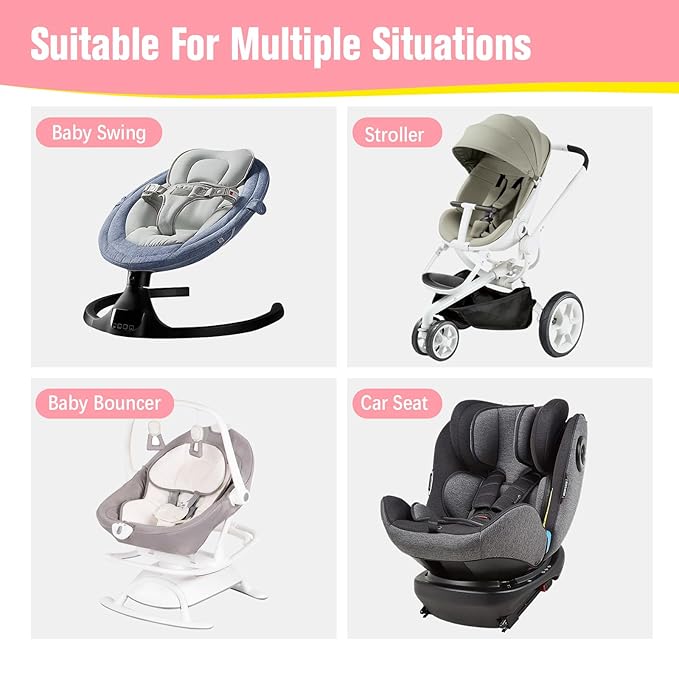 KAKIBLIN Baby Travel Pillow, Pillow for Head and Neck, Upgraded Baby Neck Support Pillow for Car Seat,Pushchair,Travel (Bear)-CubbioJoy