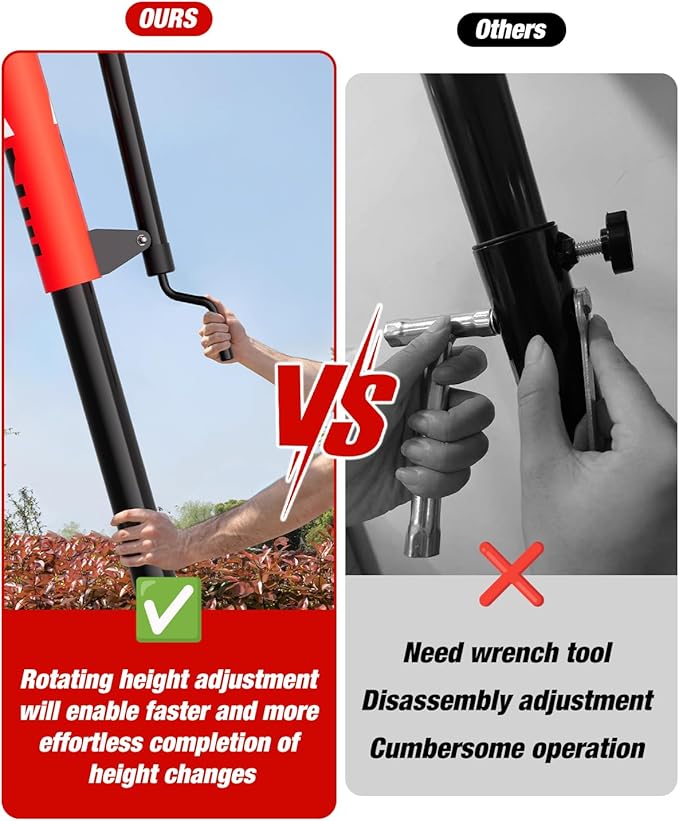 Basketball Hoop Outdoor 10 FT Height Adjustable, Portable Basketball Goals Systems with 45" Backboard for Youth Adults Kids - Backyard, Driveway, Indoor Play-CubbioJoy