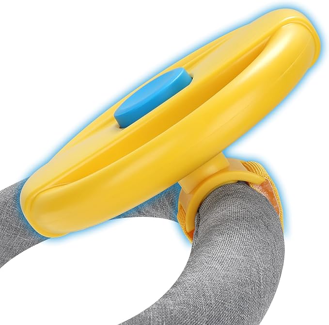 Accmor Stroller Steering Wheel Toy, Pretend Driving Simulated Steering Wheel for Baby Stroller Shopping Carts, Universal Detachable Funny Stroller Shopping Carts Toy Attachment Accessories-CubbioJoy