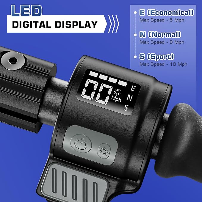 Caroma Electric Scooter for Kids Ages 6-12,150W/180WMotor,10 MPH Max Speed & 7 Miles,Colorful Lights,Adjustable Height & Speed,LED Display,Foldable Kids Electric Scooter 132 Lbs Max Load,Idea Gift-CubbioJoy