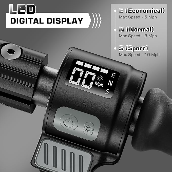 Caroma Electric Scooter for Kids Ages 6-12,150W/180WMotor,10 MPH Max Speed & 7 Miles,Colorful Lights,Adjustable Height & Speed,LED Display,Foldable Kids Electric Scooter 132 Lbs Max Load,Idea Gift-CubbioJoy