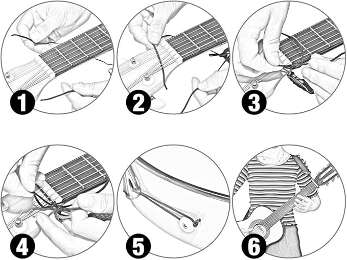 ADM Beginner Acoustic Classical Guitar 30 Inch Nylon Strings Wooden Guitar Bundle Kit for Kid Boy Girl Student Youth Guitarra Online Lessons with Gig Bag, Strap, Tuner, Extra Strings, Picks,Blue-CubbioJoy