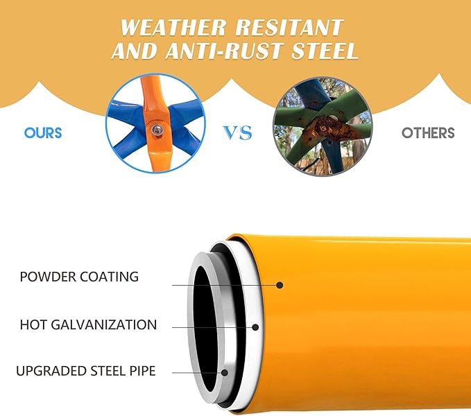 JAXPETY 10 FT Climbing Dome, Toddler Outdoor Climbing Toys, Kids Jungle Gym for Backyard, Playground Doorway Geometric Dome for Kids 8-12 Climber, Metal Outside Climbing Gym, Capacity 500 Lbs-CubbioJoy