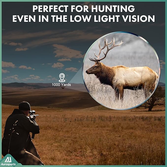 Aurosports 10x25 Binoculars for Adults and Kids, Large View Compact Binoculars with Low Light Vision, Easy Focus Small Binocular for Bird Watching Outdoor Travel Sightseeing Concert Hunting Hiking-CubbioJoy