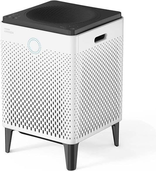 Coway Airmega 300 Smart Air Purifier with 1,256 sq. ft. Coverage, White, Model:AP-1515H-CubbioJoy