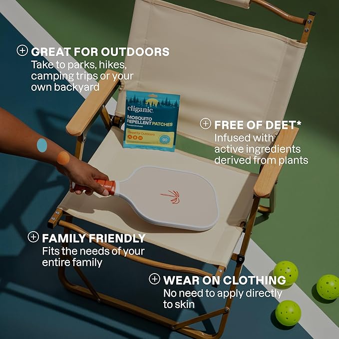 Cliganic Mosquito Repellent Stickers (180 Pack) - Patches for Kids & Adults, Natural DEET-Free, Citronella Essential Oil Infused-CubbioJoy