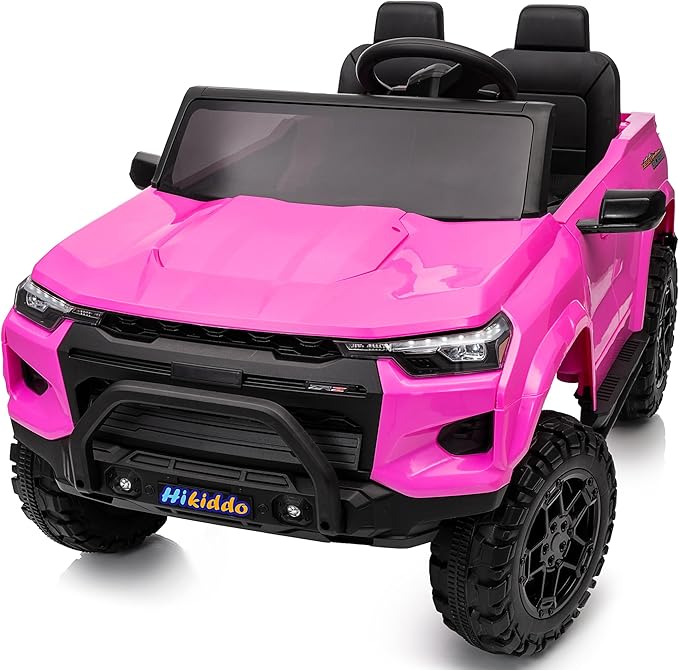24V 2 Seater Ride on Toy for Big Kids, Electric SUV Kids Car to Drive w/Parent Remote, 2WD/4WD Switchable - Pink-CubbioJoy