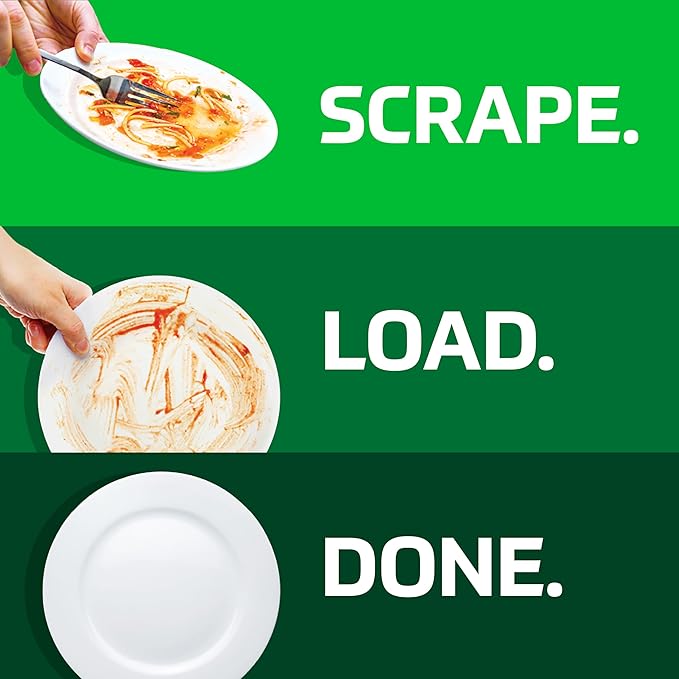 Cascade Free & Clear Dishwasher Pods, Dishwasher Detergent, Dish Detergent Soap, Lemon Essence, 47 Count-CubbioJoy