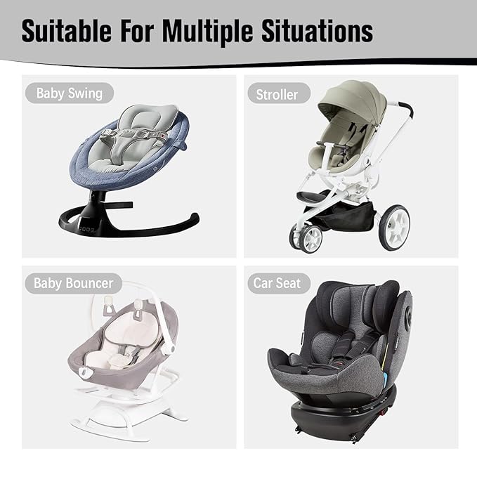 KAKIBLIN Baby Neck Pillow, Baby Head Pillow, Upgraded Travel Support Pillow for Carseat, Neck Support for Car Seat,Pushchair (Snail)-CubbioJoy