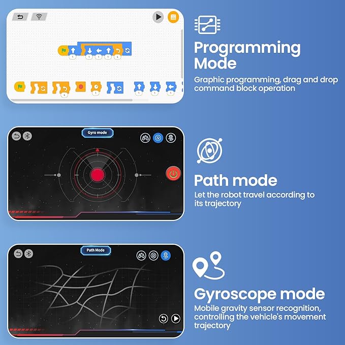 5-in-1 STEM Robot Building Kit for Kids Ages 8-16, Remote & App Controlled, Rechargeable Engineering Learning DIY Coding Toy, Educational Building Blocks Gift for Girls & Boys (603 PCS)-CubbioJoy