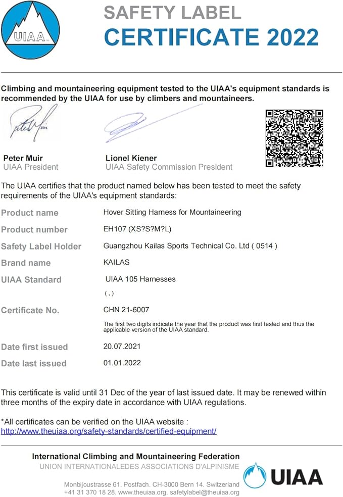 KAILAS Kids Rock Climbing Harness Child Safety Belt Climbing Gear Adjustable Lightweight Indoor Gyms Beginners Youth-CubbioJoy