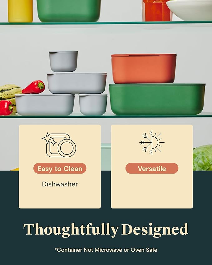 Caraway 2pc Dash Inserts - Dash Ramekins w/Lid - Easy to Store, Non Toxic - Perfect for Sauces, Garnish, & Small Snack or Sides-CubbioJoy