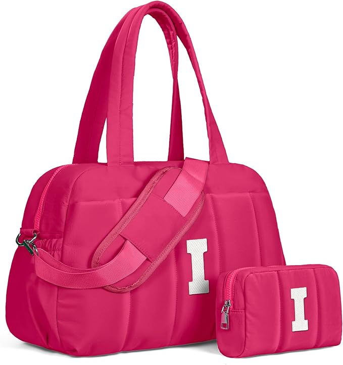 Dance Bag, Kid Weekender Bags，Teen Girl Gifts-Overnight Bag with Wet Pocket，Lightweight Travel Tote Personalized Cheer Bags with Makeup Pouch-CubbioJoy