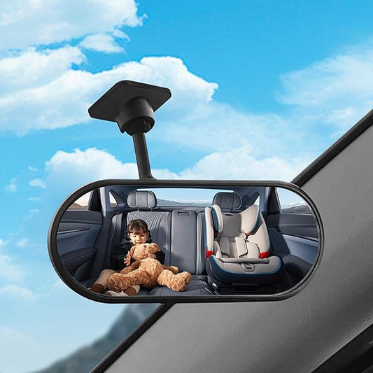 Car Rearview Mirror Rear View Mirrors for Baby 360 Adjustable Automotive Interior Mirrors Cars Mirror Rear Facing Kids Observing (Adhesive Base)-CubbioJoy