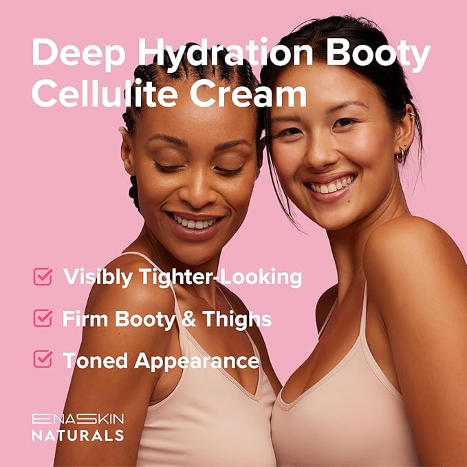 Anti Cellulite Body Firming Cream: Tightening & Lifting Booty Lotion with 3D Thermal Tech for Thighs, Belly, Bum & Women Sagging Skin, Shea Butter & Coconut Oil, 3.4 oz-CubbioJoy