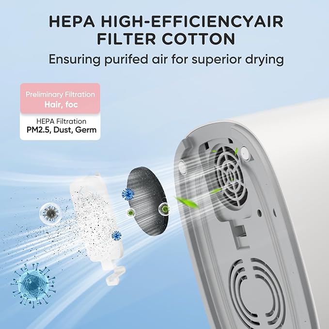 Bottle Sterilizer and Dryer, HIYAKOI Electric Steam Baby Bottle Sterilizer and Dryer, All-in-One Sterilizer 2 Layers Large for Baby Bottles, Parts & Other Newborn Essentials - HEPA Filtration-CubbioJoy