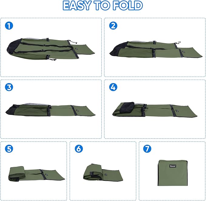 BALEINE 120L Laundry Bag Backpack, 900D Oxford Fabric Large Travel Laundry Bags with Shoulder Straps and 2 Mesh Pockets for College Dorm, Apartment, Laundromat (Green, 120L)-CubbioJoy