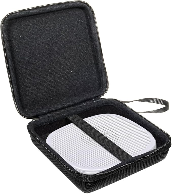Alltravel White Noise Machine Case for Yostyle Sleep Sound Therapy Machine, White Noise Machine, Tailor Made with Good Shape Matching, Mesh Pocket for Cabel, Detachable Wrist Strap-CubbioJoy
