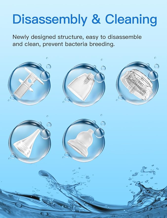 Baby Nasal Aspirator, Electric Nose Sucker with 5 Levels Suction, Soothing Light & Nursery Rhymes (White)-CubbioJoy