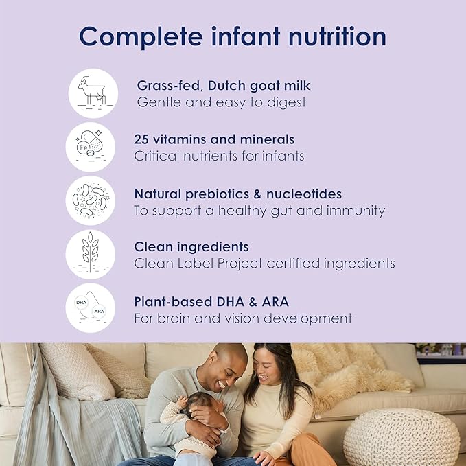 Kabrita Goat Milk-Based Infant Formula – 28oz – Pack of 2 – Natural, Gentle Baby Formula – European, Non-GMO – Ages 0-12 Months-CubbioJoy