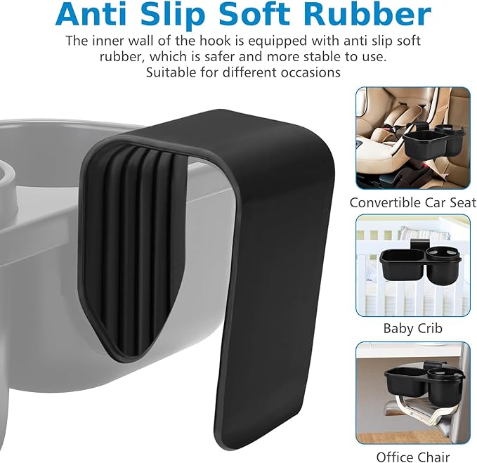 Accmor Child Cup Holder Snack Tray for Convertible Car Seats, Universal Child Cup Holder Compatible with Most Baby Car Seat Models-CubbioJoy