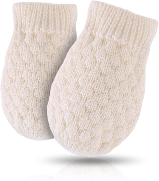 Baby Knit Mittens Toddler Boys Girls Gloves Winter Infant Newborn No Scratch Mitten 0-3 Years-CubbioJoy