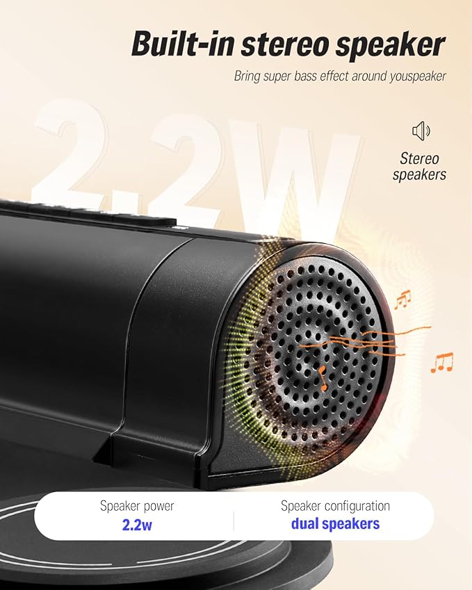 Donner Electric Drum Pad, 9 Pads Electronic Drum Set Roll Up Quiet Drum Pad Built-in Speaker, 40 Drum Lessons Included, Kids Holiday & Birthday Instrument Toys DED-20(SE)-CubbioJoy