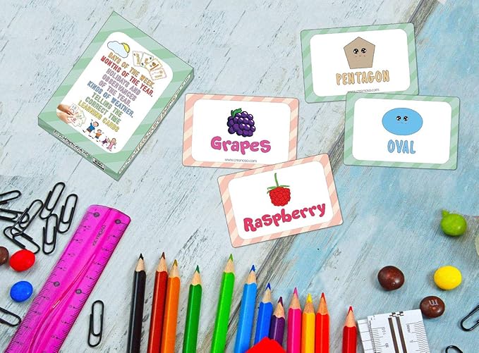 Creanoso US Schools and Learning Flash Cards Series (2-Deck)-CubbioJoy