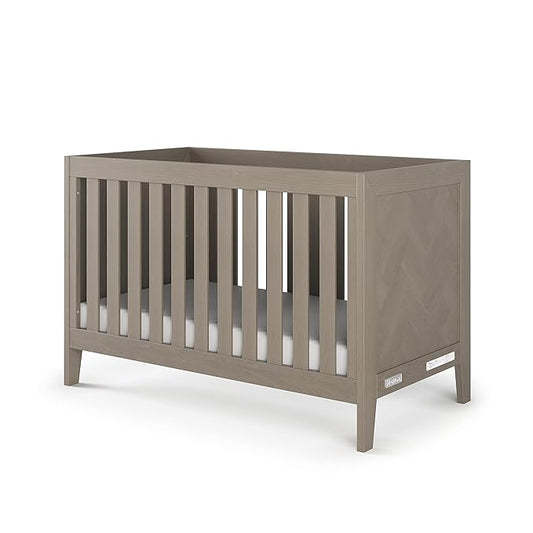 Child Craft Kieran 3 in 1 Convertible Crib, Baby Crib Converts to Day Bed, Toddler Bed, 3 Adjustable Mattress Positions, Non-Toxic, Baby Safe Finish (Crescent Gray)-CubbioJoy