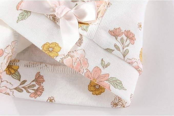 Cute Baby Girl Hats Mittens Set 10-Pack New Born Boy Caps Gloves Suit 0-6 Months Infant Accessories-CubbioJoy